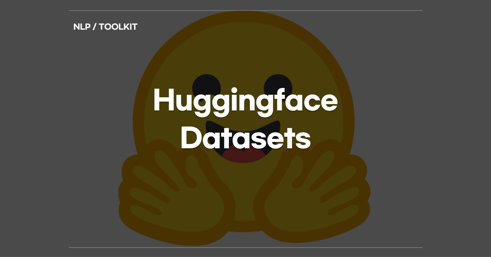 Sooftware NLP - Huggingface Datasets Methods